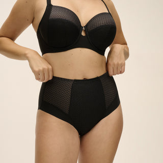 Fantasie-Lingerie-Evolution-Comfort-High-Waist-Brief-Black-FL104452BLK-Front