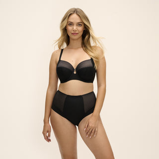 Fantasie-Lingerie-Evolution-Comfort-Side-Support-Bra-Black-FL104401BLK-High-Waist-Brief-FL104452BLK