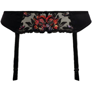 Fantasie Magdalena suspender belt in Noir, product shot