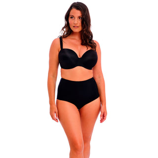 Fantasie-Smoothease-Black-T-Shirt-Bra-FL2310BLK-Shaping-Brief-FL2325BLK