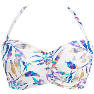 Calypso Harbour Bikini Top by Fantasie, White Multi