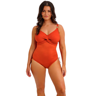 Fantasie-Swim-Ottawa-Orange-Pumpkin-Spice-Adjustable-Leg-One-Piece-Swimsuit-FS6360PUM-Front