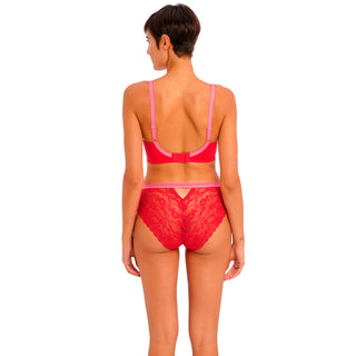 Freya-Lingerie-Offbeat-Chilli-Red-Moulded-T-Shirt-Bra-AA5450CRD-Brief-AA5455CRD-Back