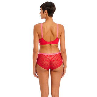 Freya-Lingerie-Offbeat-Chilli-Red-Side-Support-Bra-AA5451CRD-Short-AA5456CRD-Back