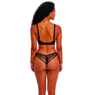 Freya-Lingerie-Sydnie-Black-High-Apex-Plunge-Bra-AA402821BLK-Brazilian-Brief-AA402871BLK-Back