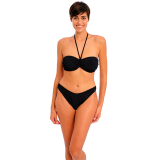 Freya-Swimwear-Ibiza-Waves-Black-Bandeau-Bikini-Top-Halter-AS203810BLK-High-Leg-Brief-AS203885BLK-Alt
