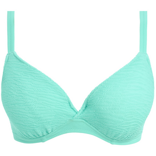 Ibiza Waves Plunge Bikini Top Frozen Blue - Freya Swim