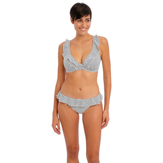 Freya-Swimwear-Jewel-Cove-Stripe-Black-High-Apex-Bikini-Top-AS7230SBL-Italini-Brief-AS7235SBL