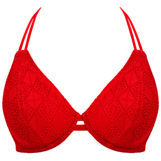 Freya Swimwear Nomad Nights Halter Bikini Top Lava Red AS205404LAA