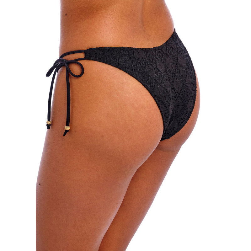 Freya Women's Macramé Hipster Bikini Brief - Textured Knot Detail Swimwear