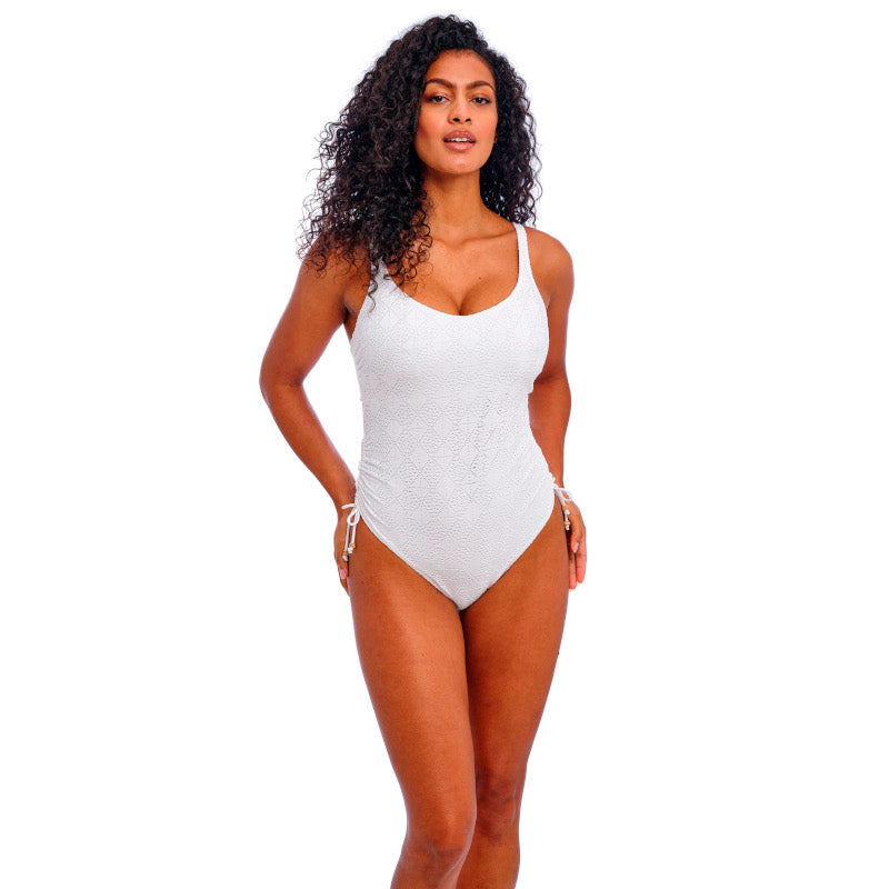 Freya Swim Nomad Nights One Piece Swimsuit Crochet White