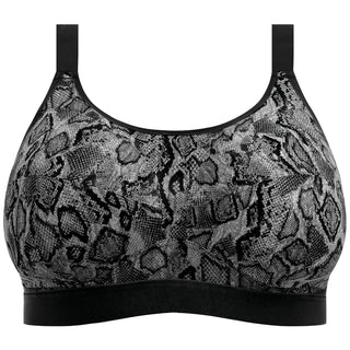 Goddess-Sports-Bra-Non-Wired-Black-Snake-GD6910BSN