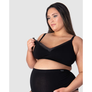 Hotmilk-Lingerie-Caress-Nursing-Bra-Full-Cup-Clips-Black-Front