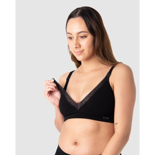 Hotmilk-Lingerie-Caress-Nursing-Bra-Regular-Cup-Clips-Black-Front