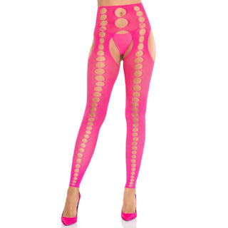 Leg-Avenue-Cut-Out-Suspenderhose-Tights-Neon-Pink-9244