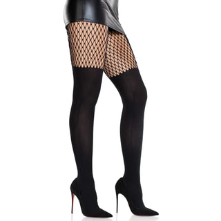 Leg-Avenue-Garter-Illusion-Tights-Black-9245-Side