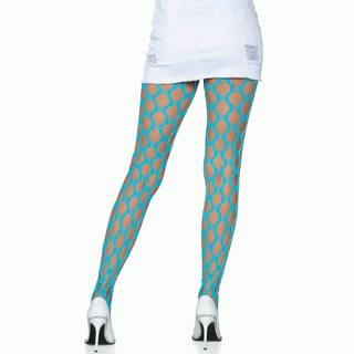 Leg-Avenue-Large-Pothole-Fishnet-Tights-Pantyhose-Neon-Blue-9331-Back