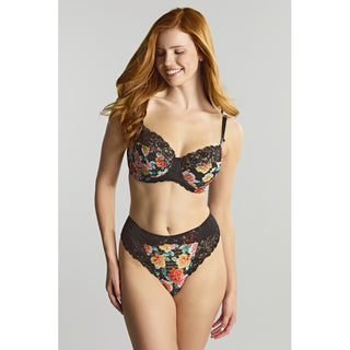 Panache-Lingerie-Envy-Full-Cup-Bra-Black-Rose-7285-High-Waist-Brazilian-Brief-7287