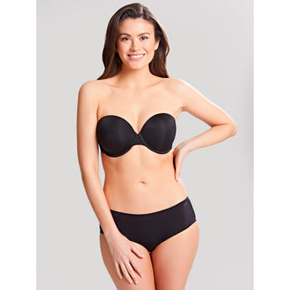 Panache-Lingerie-Porcelain-Elan-Black-Strapless-Bra-7320-Short-7324