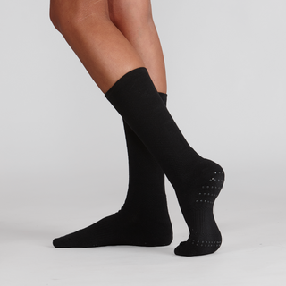 Silky-Dance-Silicone-Grip-Dance-Socks-Black