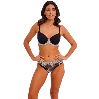 Wacoal-Lingerie-Embrace-Lace-Black-Contour-Bra-WA853191BLK-Brief-WA064391BLK