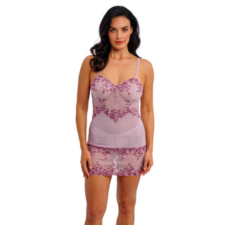 Wacoal Lingerie Embrace Lace Lilac Chemise WA814191595 Front
