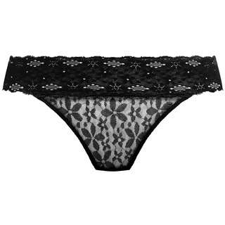 Wacoal Lingerie Halo Lace Black Bikini Brief WA878205BLK