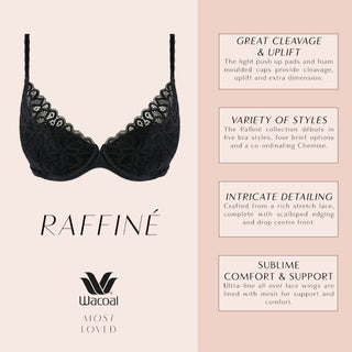 Wacoal-Raffine-Plunge-Push-Up-Bra-Black-WE148003BLK-Info