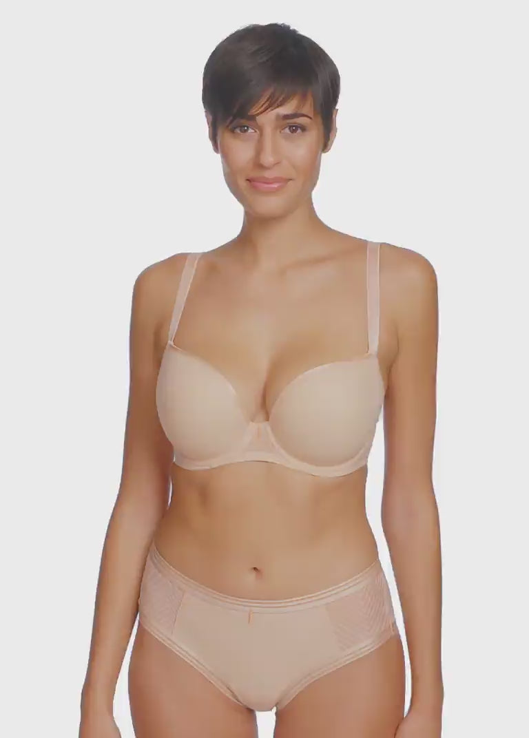 Freya-Lingerie-Tailored-Natural-Beige-Nude-Plunge-Tshirt-Bra-AA401131NAE-Short-AA401180NAE-Video