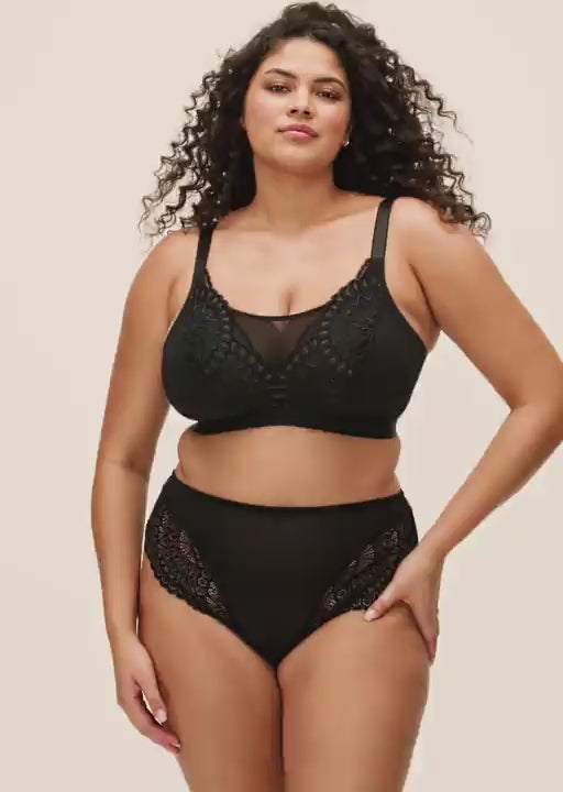 Elomi Tiernie Black non wired bralette product film