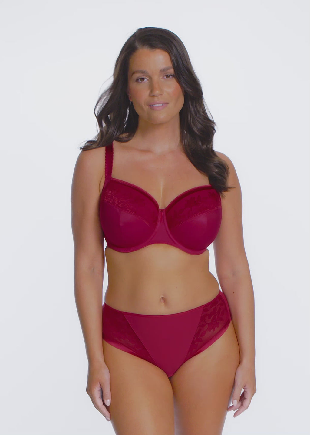Fantasie-Lingerie-Illusion-Red-Side-Support-Bra-FL2982RED-Brief-FL2985RED-Video