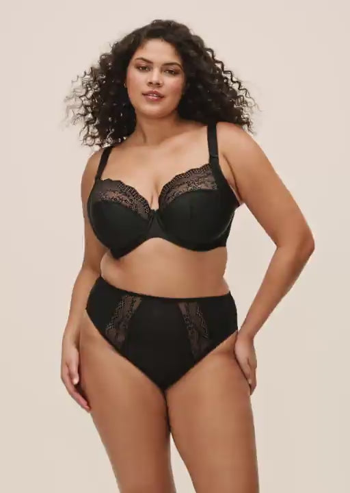 Elomi Lucie Jet Stretch Plunge Bra and High Leg Brief product video