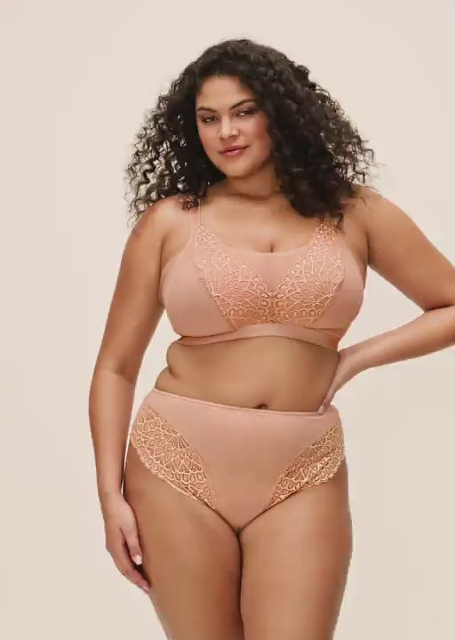 Elomi Tiernie Sahara Nude non wired bralette product film