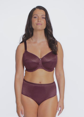 Fantasie-Lingerie-Demure-Moulded-Cup-Bra-Purple-Fig-FL103211FIG-Full-Brief-FL103251FIG-Video
