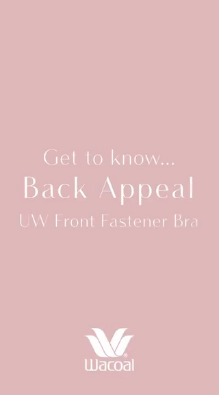 Wacoal-Lingerie-Back-Appeal-Front-Closure-T-Shirt-Bra-Info-Video