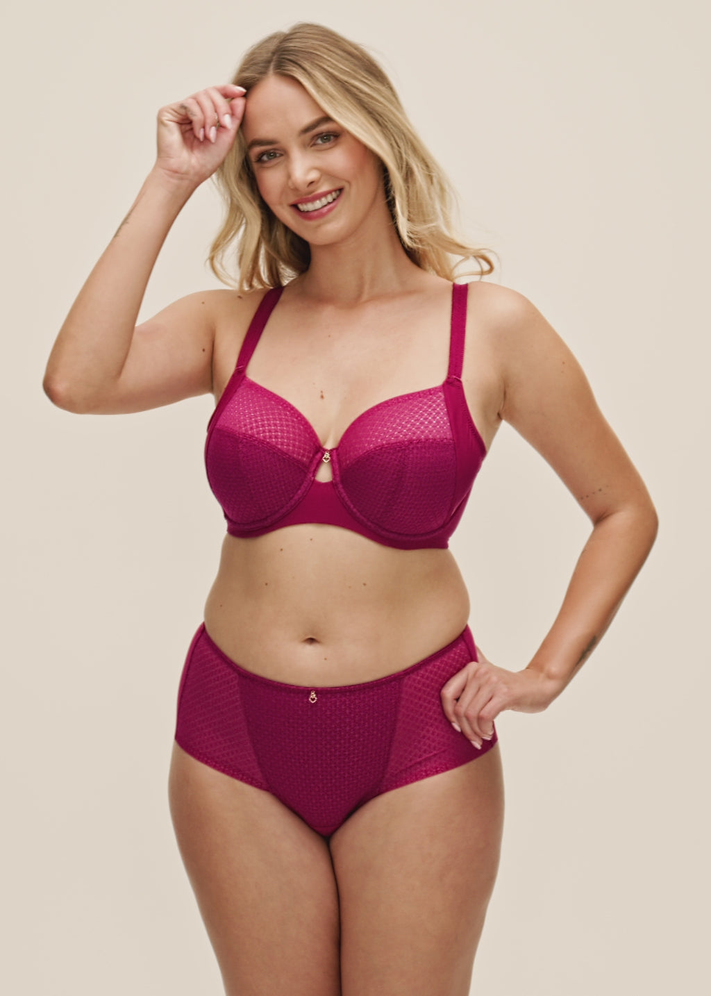 Fantasie-Lingerie-Evolution-Comfort-Side-Support-Bra-Ruby-FL104401RUY-Full-Brief-FL104451RUY-Video