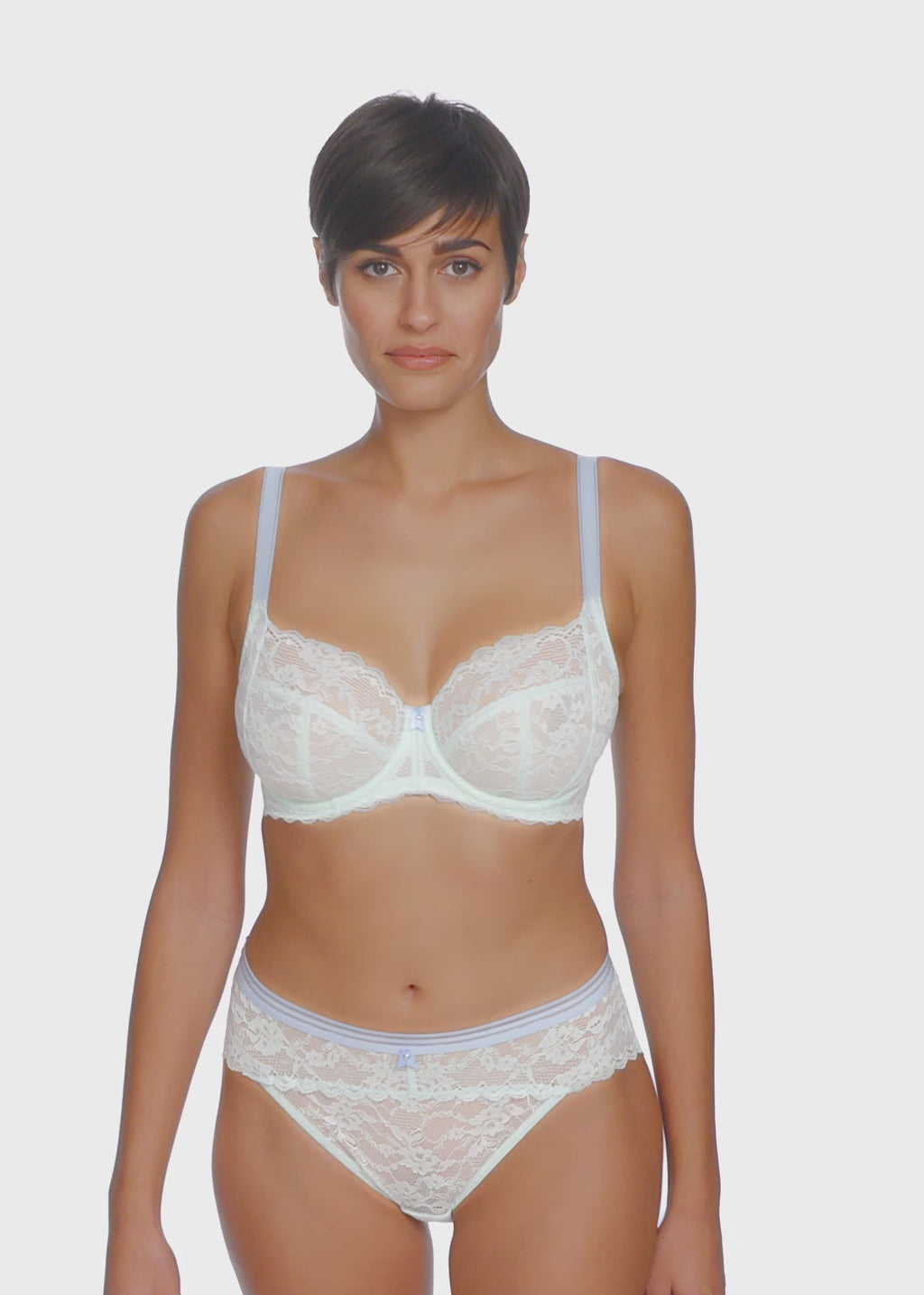 Freya-Lingerie-Offbeat-Pure-Water-Blue-Side-Support-Bra-AA5451PWE-Brief-AA5455PWE-Video