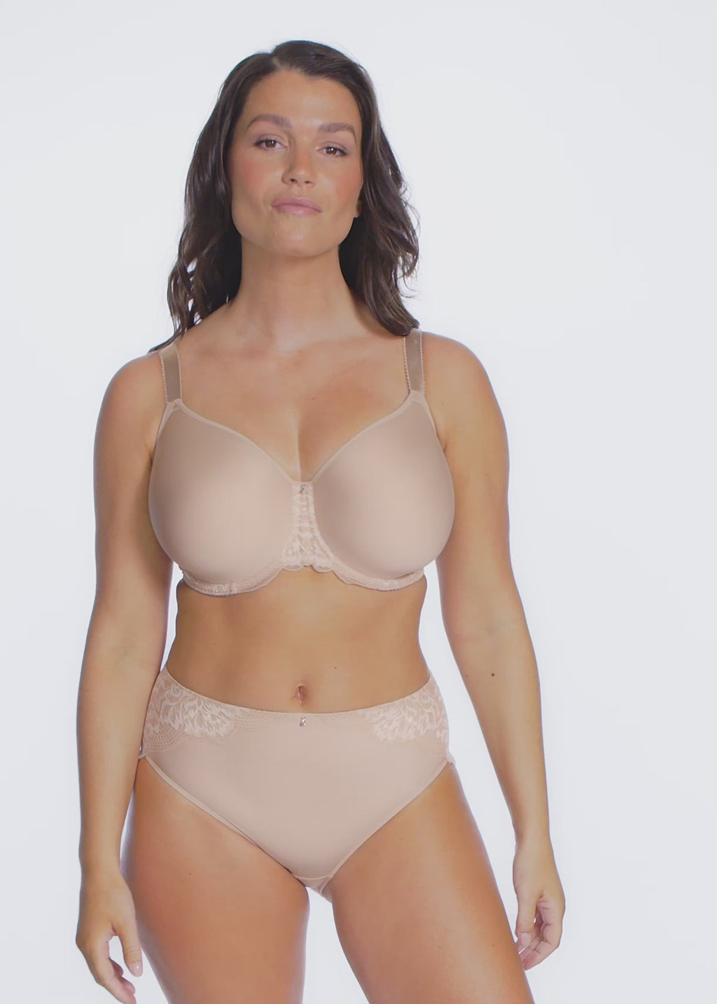 Fantasie-Lingerie-Emmaline-Natural-Beige-Nude-Moulded-Spacer-Bra-FL102710NAE-Full-Brief-FL102751NAE-Video