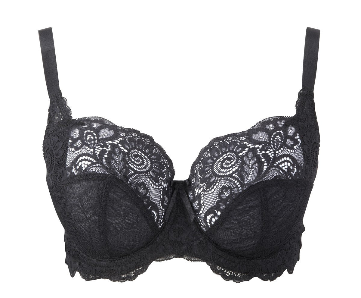 Panache Andorra Non Wired Full Cup Bra Black  Lumingerie bras and  underwear for big busts