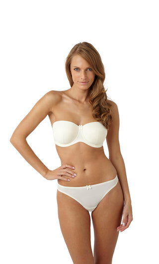 Panache-Lingerie-Evie-Strapless-Bra-Ivory-5320-Thong-5329-Front