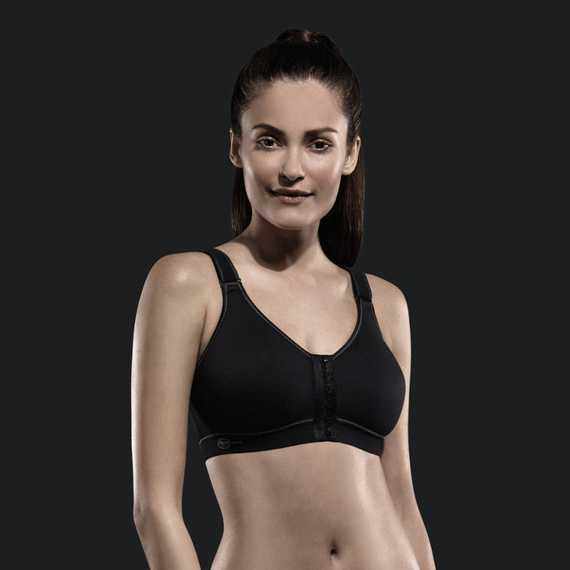 Anita Front Closure Sports Bra Black, 5523001