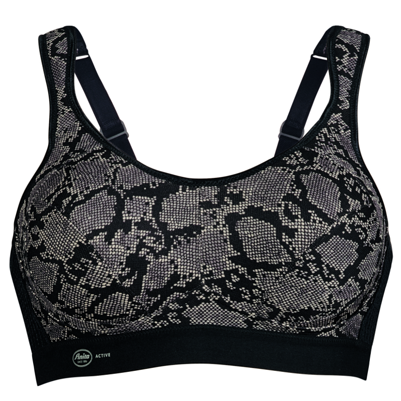 Snake Python Bra Top Anita Sports Bra Extreme Control Python Snake Black | 5527416 ...