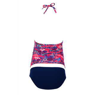 Anita-Kamaka-Pineapple-Print-Maternity-Tankini-Swimsuit-Brief-9624549-Back
