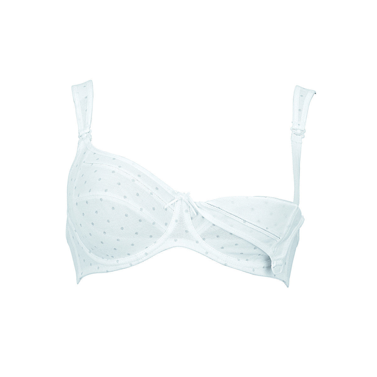 Cotton Nursing Bra - White