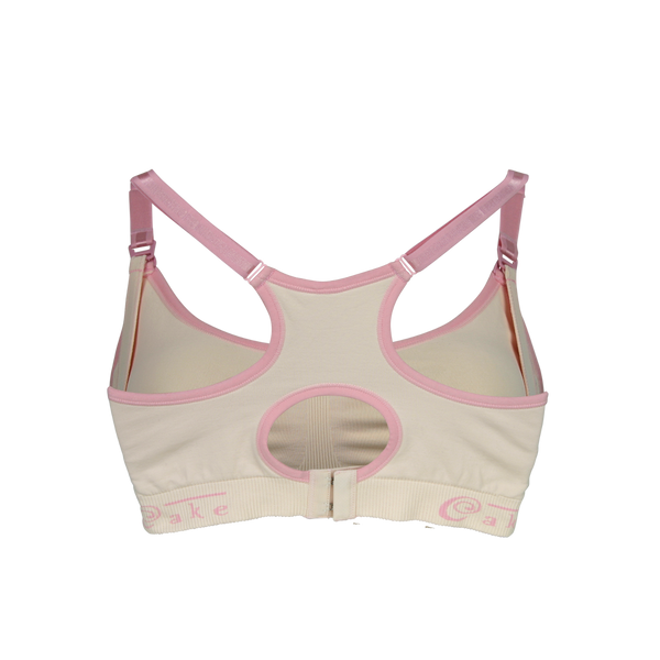 Cake Cotton Candy Nursing Maternity Sleep Bra Blush Pink Poinsettia