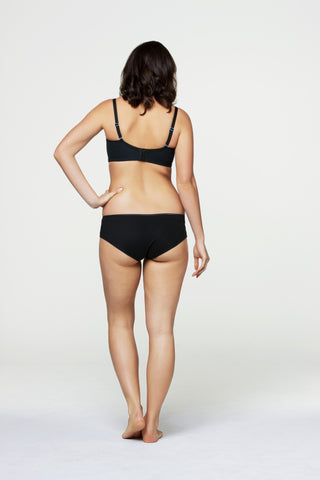 Cake-Lingerie-Dark-Croissant-Nursing-Bra-Brief-Black-Back