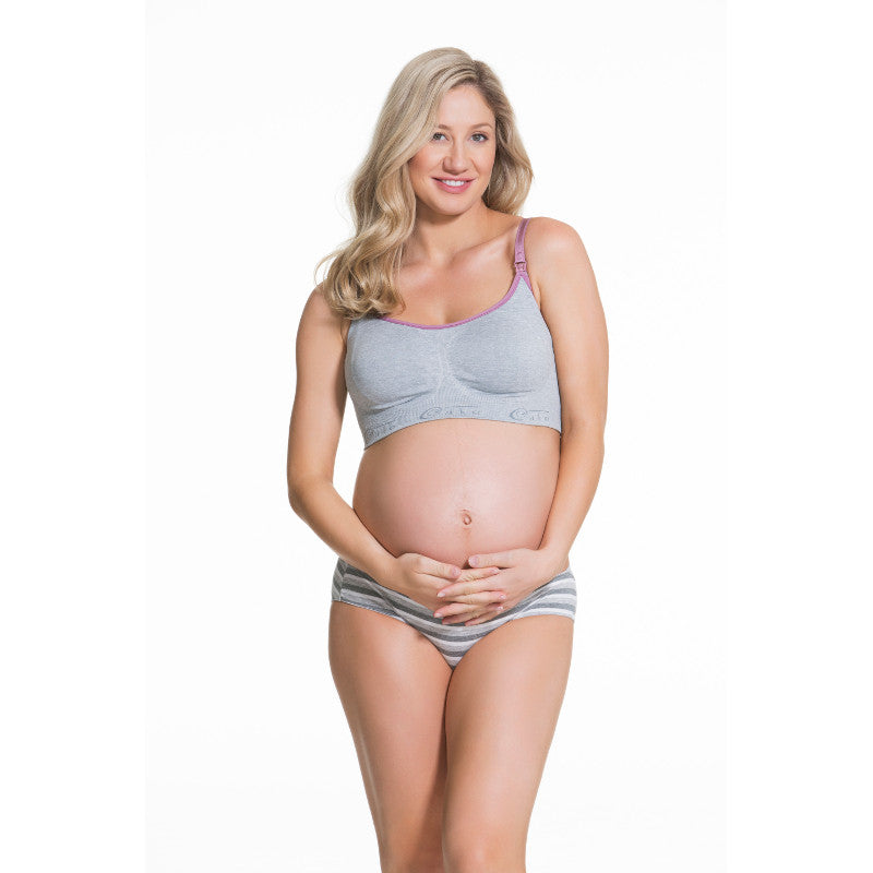 Cotton Candy Nursing Maternity Sleep Bra Grey Cake Maternity