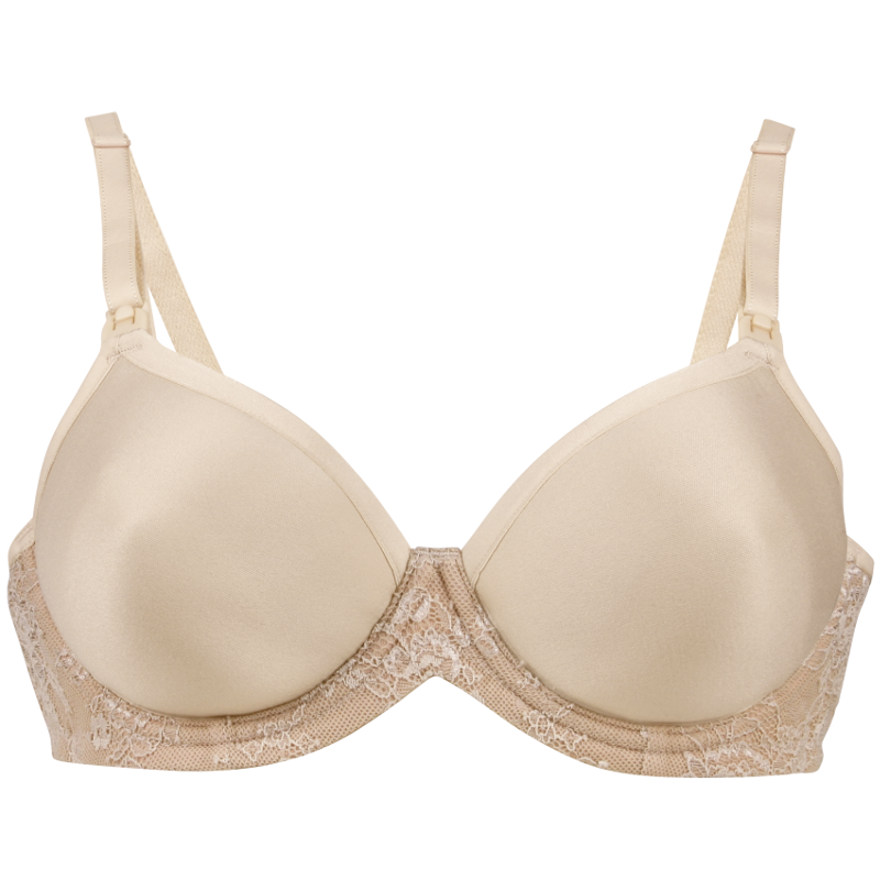 Cake Waffles Nursing Bra Nude  Poinsettia –