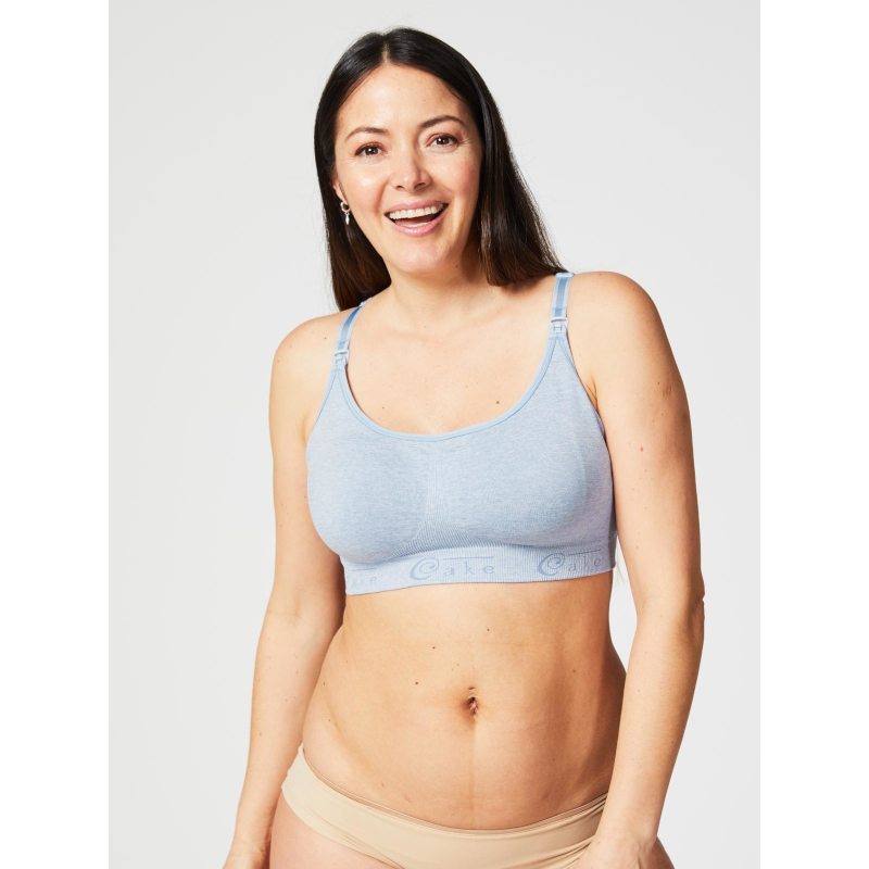 Cake Maternity Cotton Candy Nursing Sleep Bra Blue