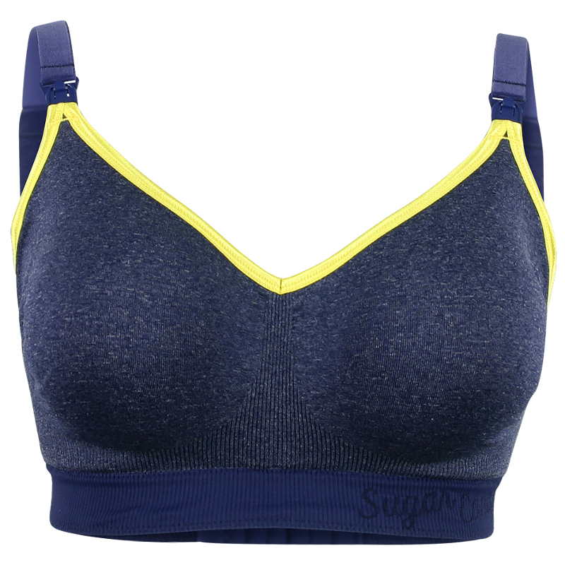 Cake Maternity Navy Blue Non-Wired Nursing Bra